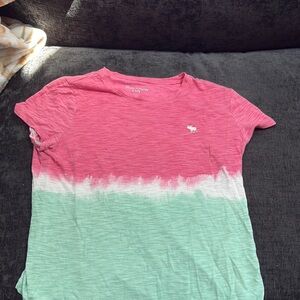 Abercrombie & Fitch Pink and Mint Tee
